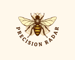 Honey Bee Apiary logo design