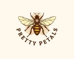 Honey Bee Apiary logo design