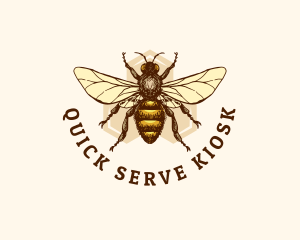 Honey Bee Apiary logo design