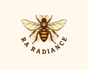 Honey Bee Apiary logo design