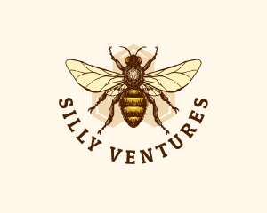 Honey Bee Apiary logo design