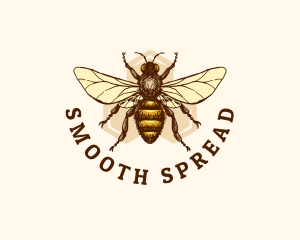 Honey Bee Apiary logo design