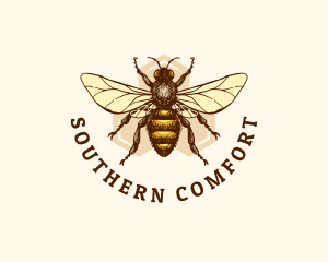 Honey Bee Apiary logo design