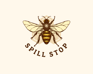 Honey Bee Apiary logo design