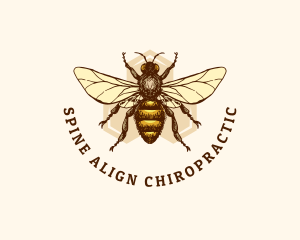 Honey Bee Apiary logo design