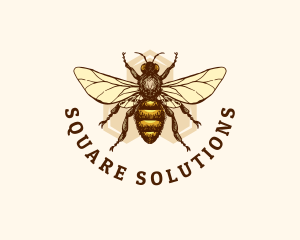 Honey Bee Apiary logo design