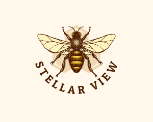 Honey Bee Apiary logo design