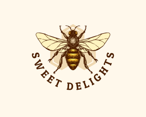 Honey Bee Apiary logo design