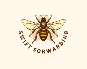 Honey Bee Apiary logo design