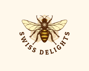 Honey Bee Apiary logo design