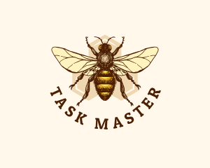 Honey Bee Apiary logo design