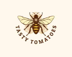 Honey Bee Apiary logo design