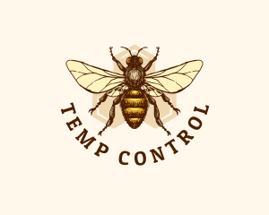 Honey Bee Apiary logo design