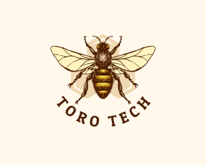 Honey Bee Apiary logo design