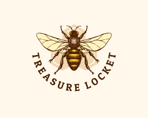 Honey Bee Apiary logo design