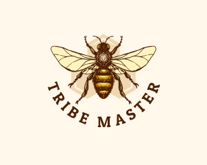 Honey Bee Apiary logo design