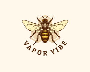 Honey Bee Apiary logo design