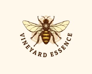 Honey Bee Apiary logo design