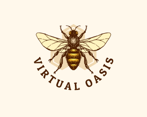 Honey Bee Apiary logo design