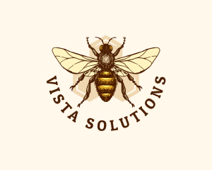 Honey Bee Apiary logo design