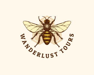 Honey Bee Apiary logo design