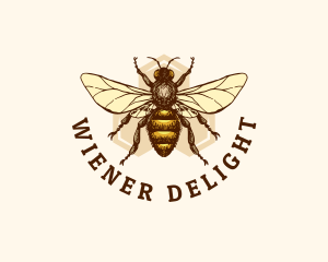 Honey Bee Apiary logo design