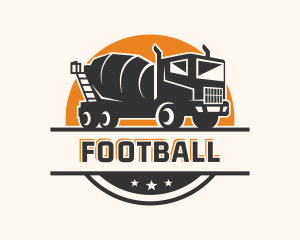 Pavement - Cement Mixer Truck logo design