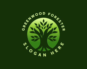 Forest Park Tree logo design