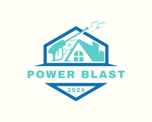 Power Washing Cleaning Sanitation logo design