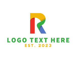 Advertiser - Modern Letter R Business logo design