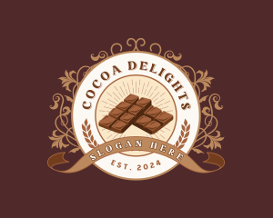 Chocolate - Chocolate Floral Ornament logo design