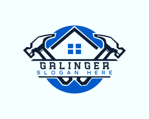 Construction Hammer Builder Logo