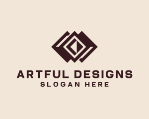 Flooring Pattern Tile Design logo design