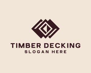 Decking - Flooring Pattern Tile Design logo design