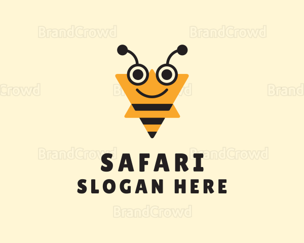 Star Bee Insect Logo