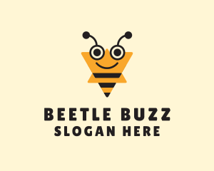 Star Bee Insect logo design