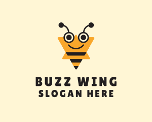 Star Bee Insect logo design