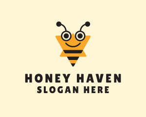 Star Bee Insect logo design