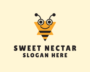 Star Bee Insect logo design