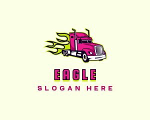 Flame Truck Logistics Logo