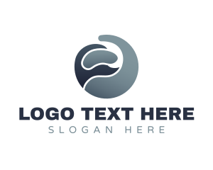 Organization - Abstract Wave Globe logo design