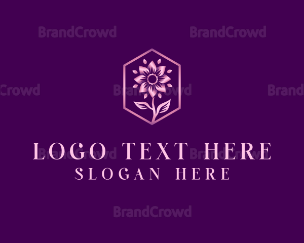 Flower Bloom Petals Logo