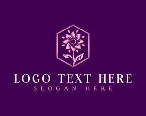 Flower Bloom Petals Logo