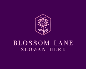 Flower Bloom Petals logo design