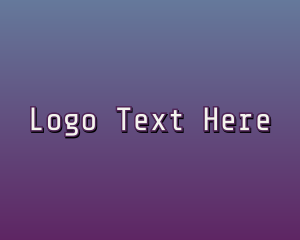 Edgy - Clean & Modern Text logo design