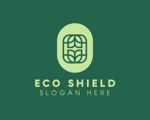 Organic Eco Leaf logo design