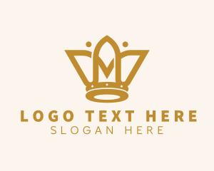 Event Organizer - Premium Pageant Crown logo design