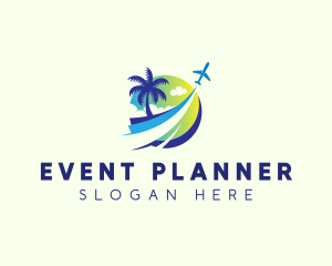 Plane Travel Vacation Logo