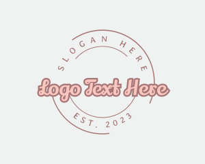 Vlog - Cosmetics Store Business logo design
