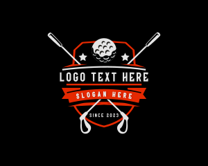 Golfer - Tournament Golf Club logo design